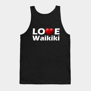 LOVE Waikiki - White on Dark Tank Top